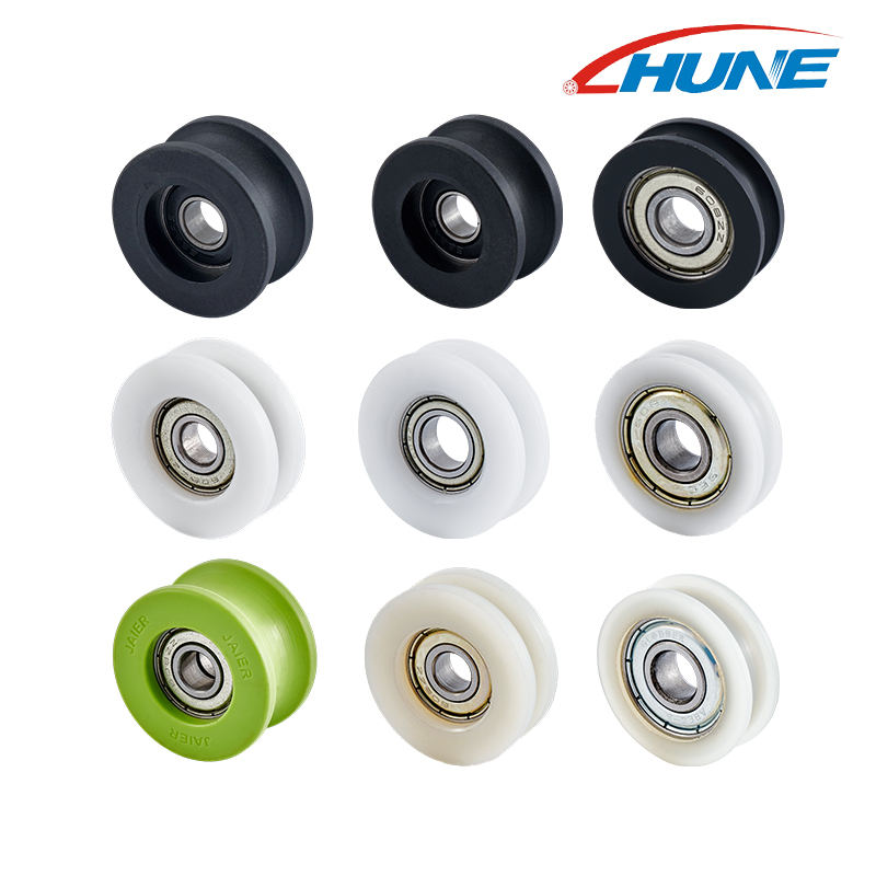 U-Gloove Plastic ferens Trochleae 628ZZ Door & Fenestra Rollers cum illapsum Bearings Fenestra Rollers