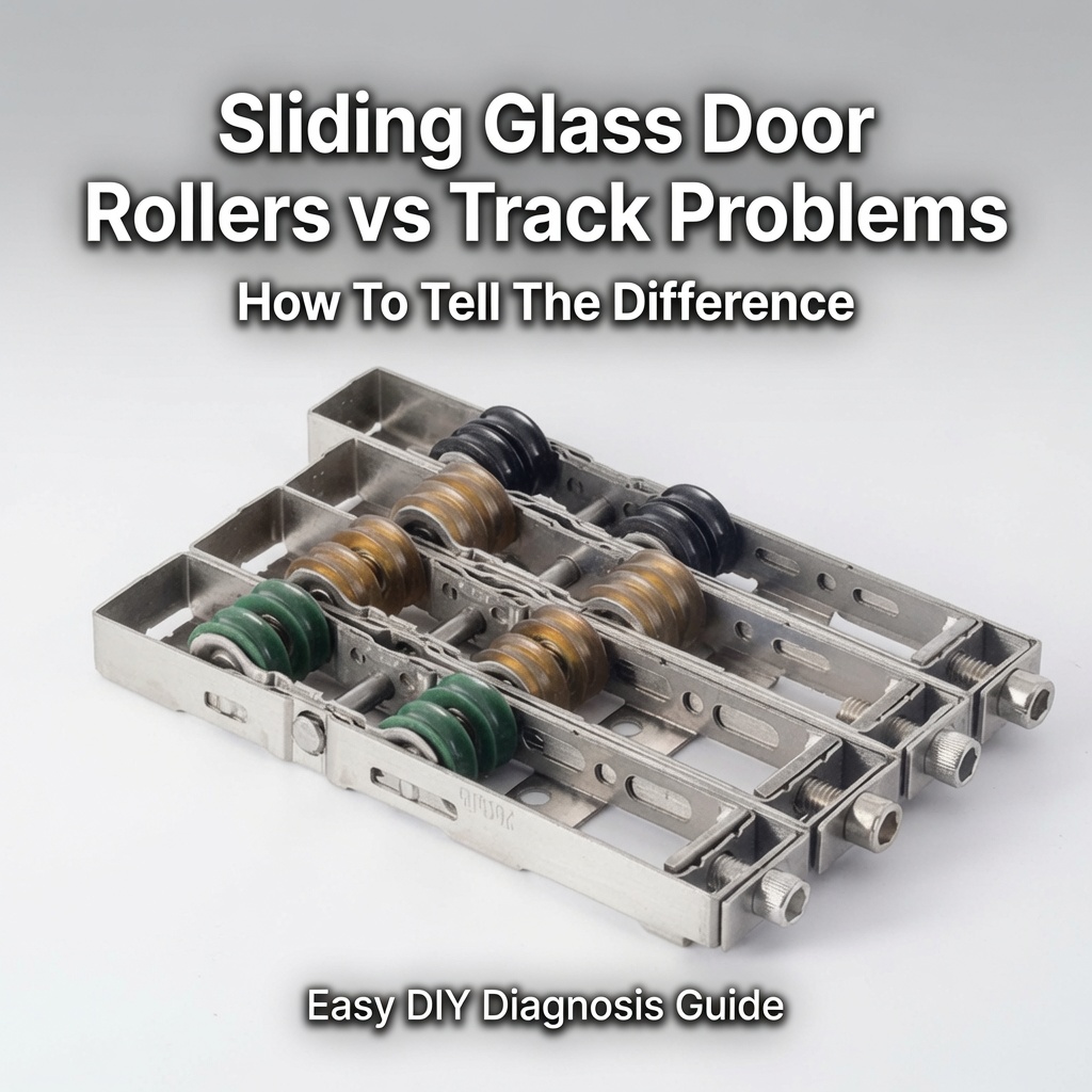  Vitreum Door Rollers Vs Track Problematum: Quid est differentia?