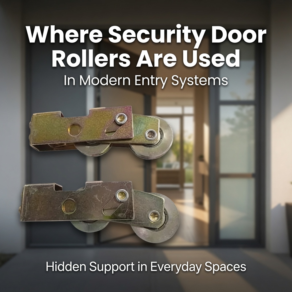  Ubi Securitatis Door Rollers in hodiernis Entry Systems