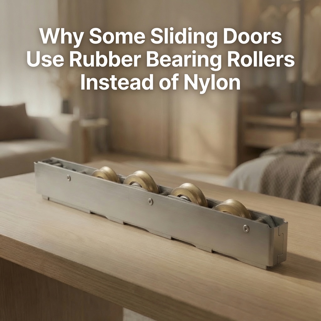  Quare Quidam PROLAPSIO Ianua usus Flexilis supportantes Rollers Instead of Nylon